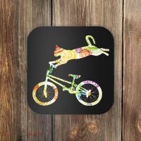 Cat Bike Cycling Bicycle Your Gift Collection Coaster thumb 0
