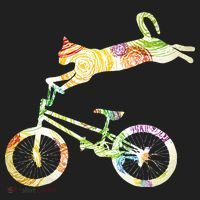 Cat Bike Cycling Bicycle Your Gift Collection Tumbler thumb 3