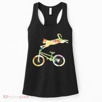 Cat Bike Cycling Bicycle Your Gift Collection Women's Tank Top thumb 0
