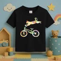 Cat Bike Cycling Bicycle Your Gift Collection Toddler T-Shirt thumb 3