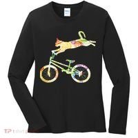 Cat Bike Cycling Bicycle Your Gift Collection Women's Long Sleeve Shirt thumb 0