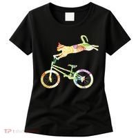 Cat Bike Cycling Bicycle Your Gift Collection Women's T-Shirt thumb 0