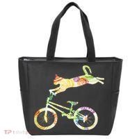 Cat Bike Cycling Bicycle Your Gift Collection Tote Bag thumb 0