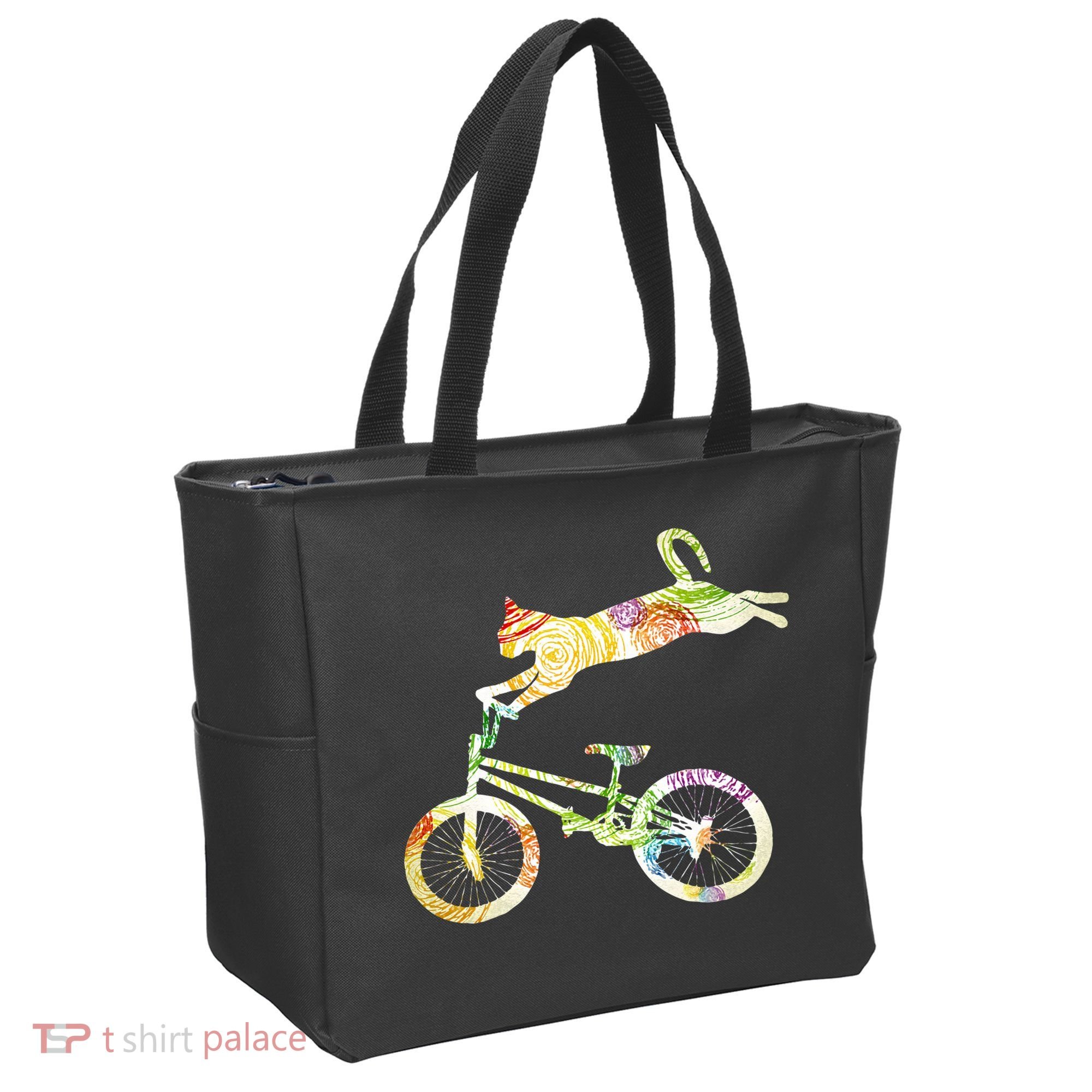 Cat Bike Cycling Bicycle Your Gift Collection Tote Bag