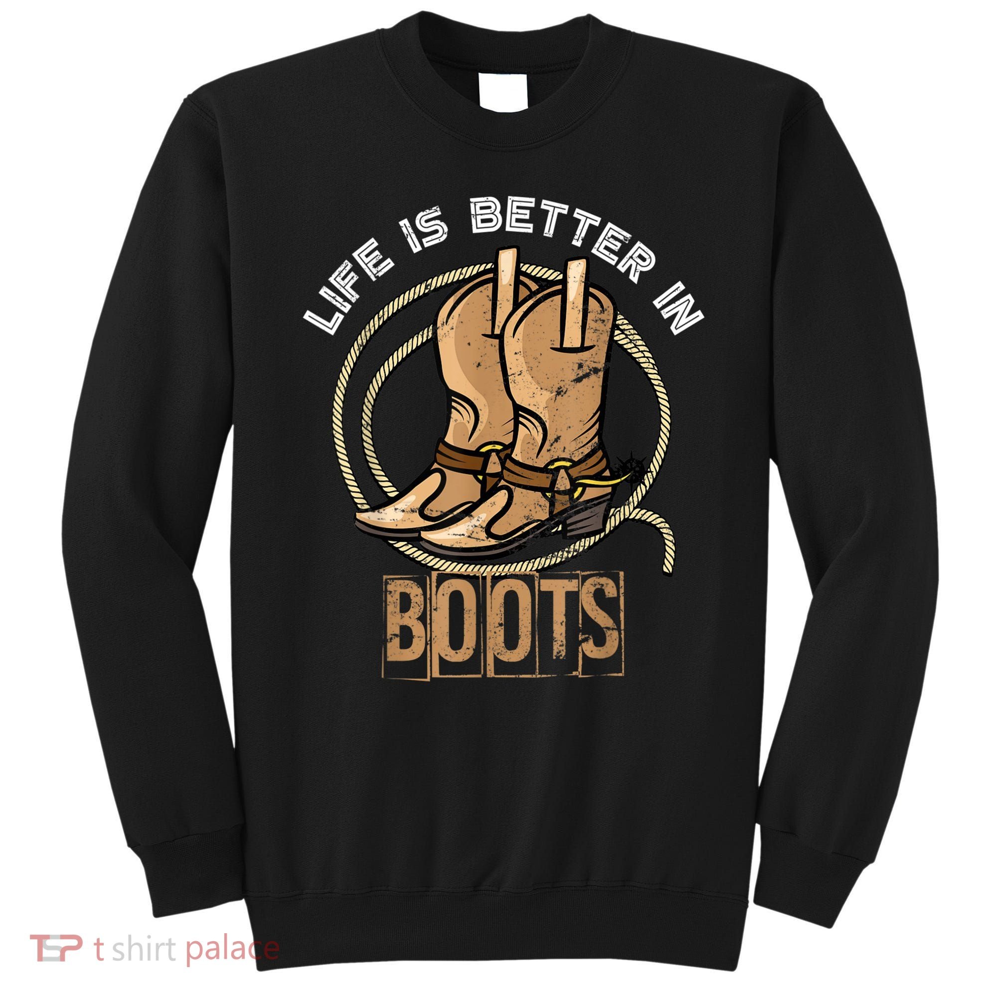 Cowboy Boots Country Cowboy Rodeo Men Western Cowboy Sweatshirt