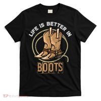 Cowboy Boots Country Cowboy Rodeo Men Western Cowboy T-Shirt thumb 0