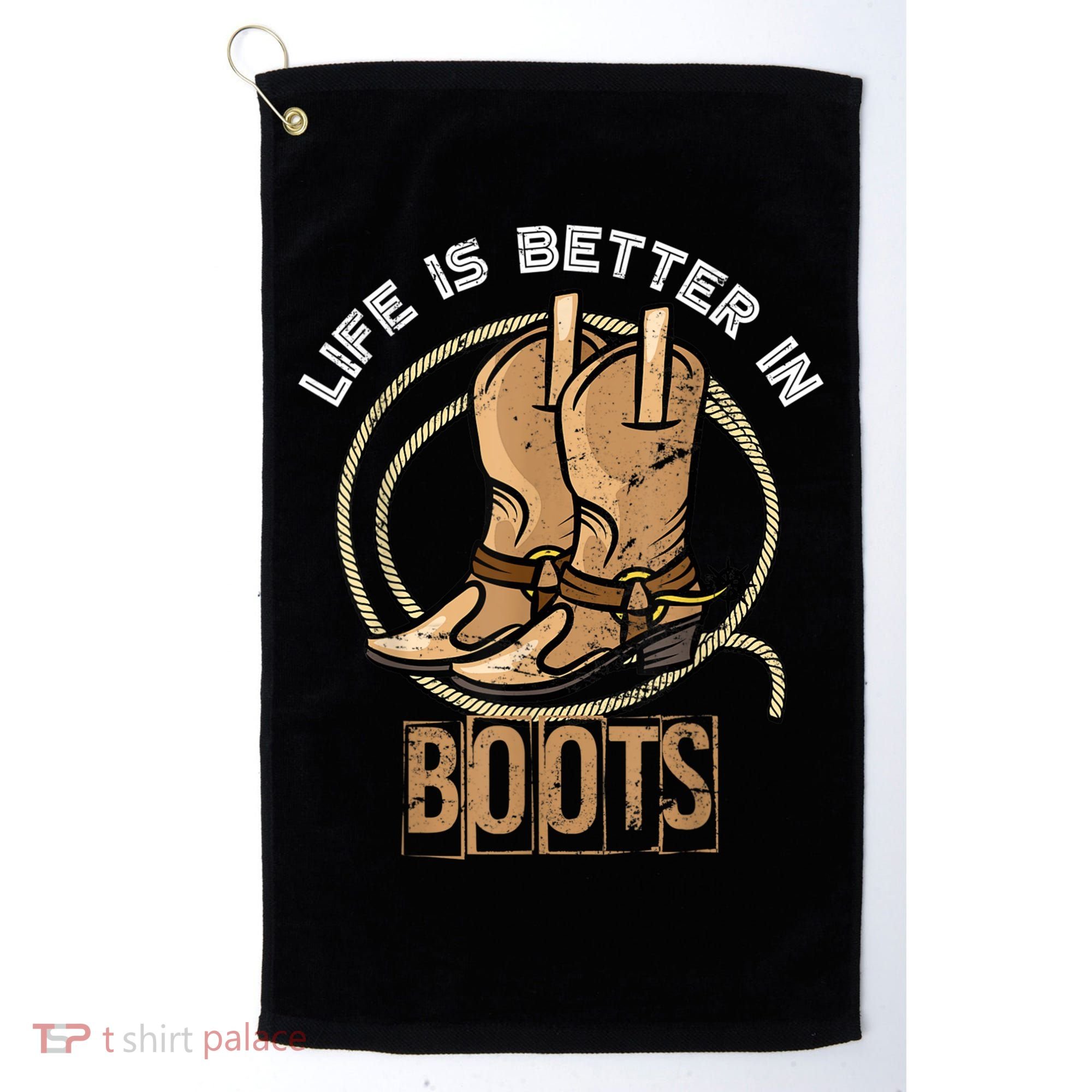 Cowboy Boots Country Cowboy Rodeo Men Western Cowboy Golf Towel