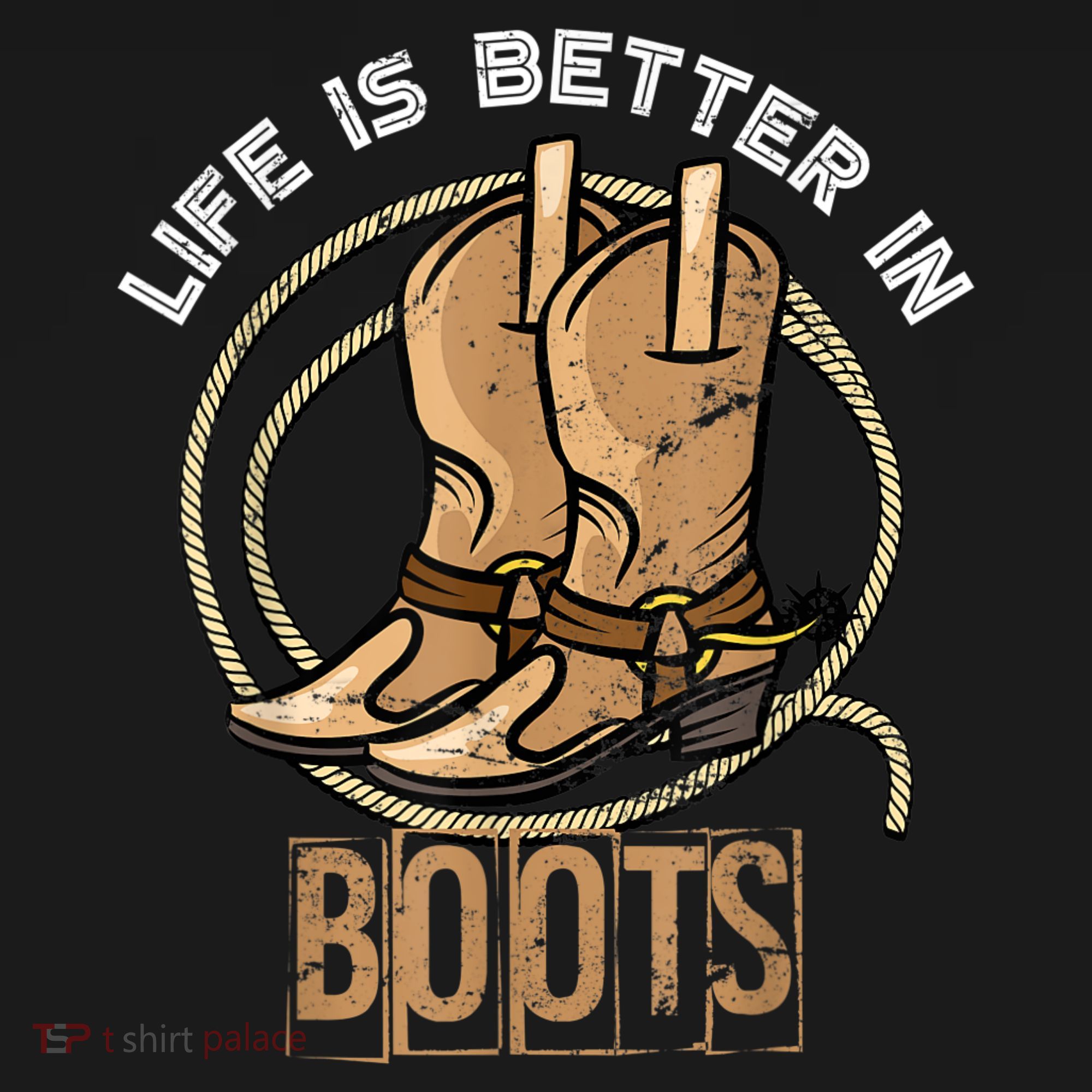 Cowboy Boots Country Cowboy Rodeo Men Western Cowboy Toddler T-Shirt
