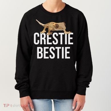 Crestie Bestie Crested Gecko Reptile Lizard Pet Lover Gift Women's Sweatshirt