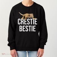 Crestie Bestie Crested Gecko Reptile Lizard Pet Lover Gift Women's Sweatshirt thumb 0