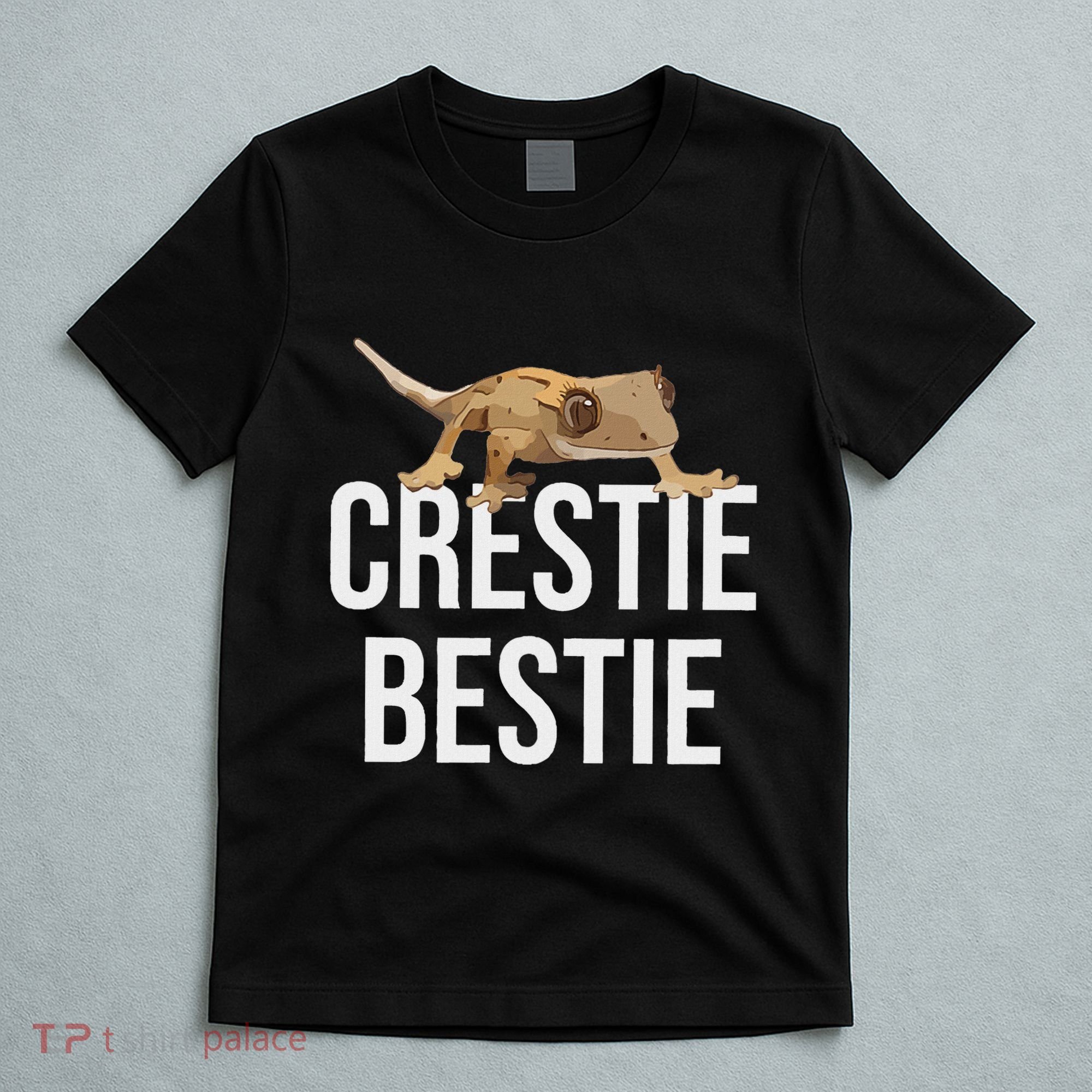 Crestie Bestie Crested Gecko Reptile Lizard Pet Lover Gift T-Shirt
