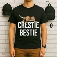 Crestie Bestie Crested Gecko Reptile Lizard Pet Lover Gift T-Shirt thumb 6