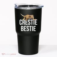 Crestie Bestie Crested Gecko Reptile Lizard Pet Lover Gift Tumbler thumb 0