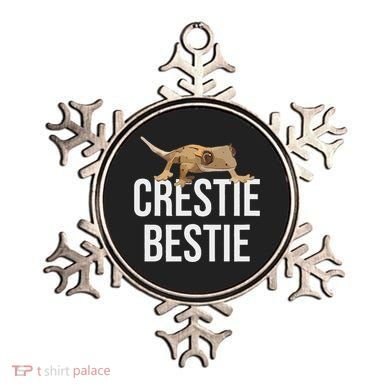 Crestie Bestie Crested Gecko Reptile Lizard Pet Lover Gift Ornament