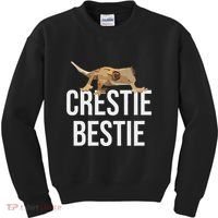 Crestie Bestie Crested Gecko Reptile Lizard Pet Lover Gift Kids Sweatshirt thumb 0