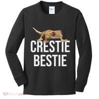 Crestie Bestie Crested Gecko Reptile Lizard Pet Lover Gift Kids Long Sleeve Shirt thumb 0