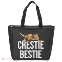 Crestie Bestie Crested Gecko Reptile Lizard Pet Lover Gift Tote Bag thumb 0