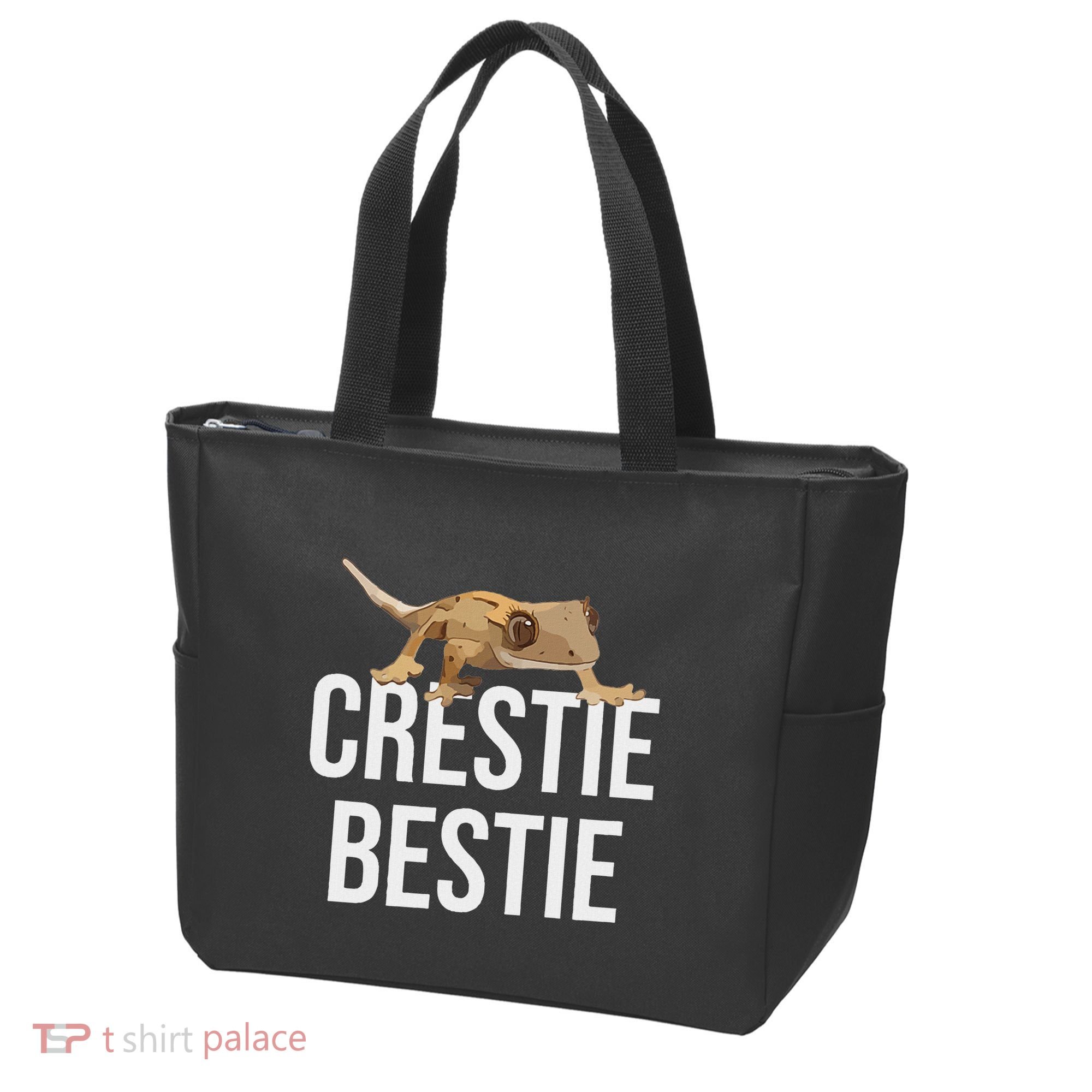 Crestie Bestie Crested Gecko Reptile Lizard Pet Lover Gift Tote Bag