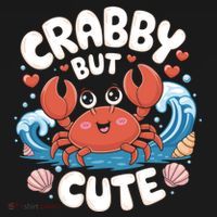 Crabby But Cute Sea Animal Crabber Crab Fisher Cute Gift Women's Hoodie thumb 2