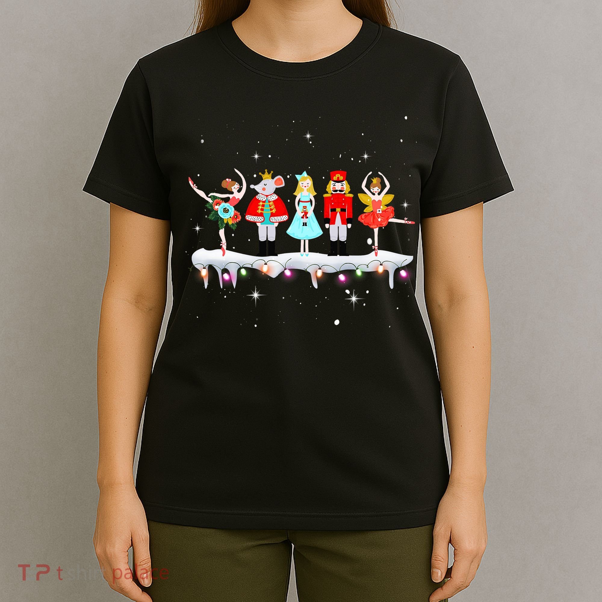 Christmas Ballet Clara Mouse King Princess Nutcracker T-Shirt