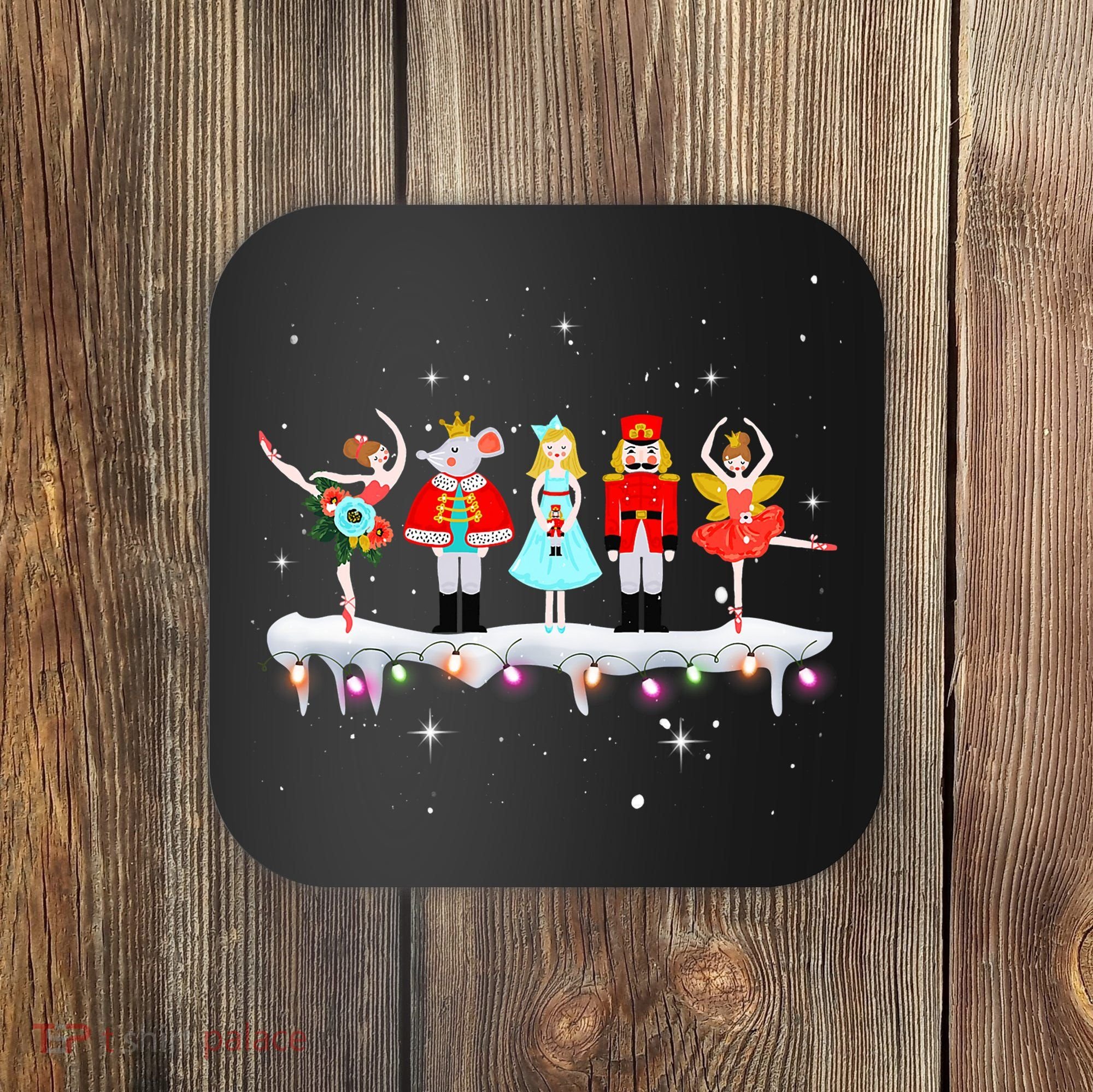 Christmas Ballet Clara Mouse King Princess Nutcracker Coaster