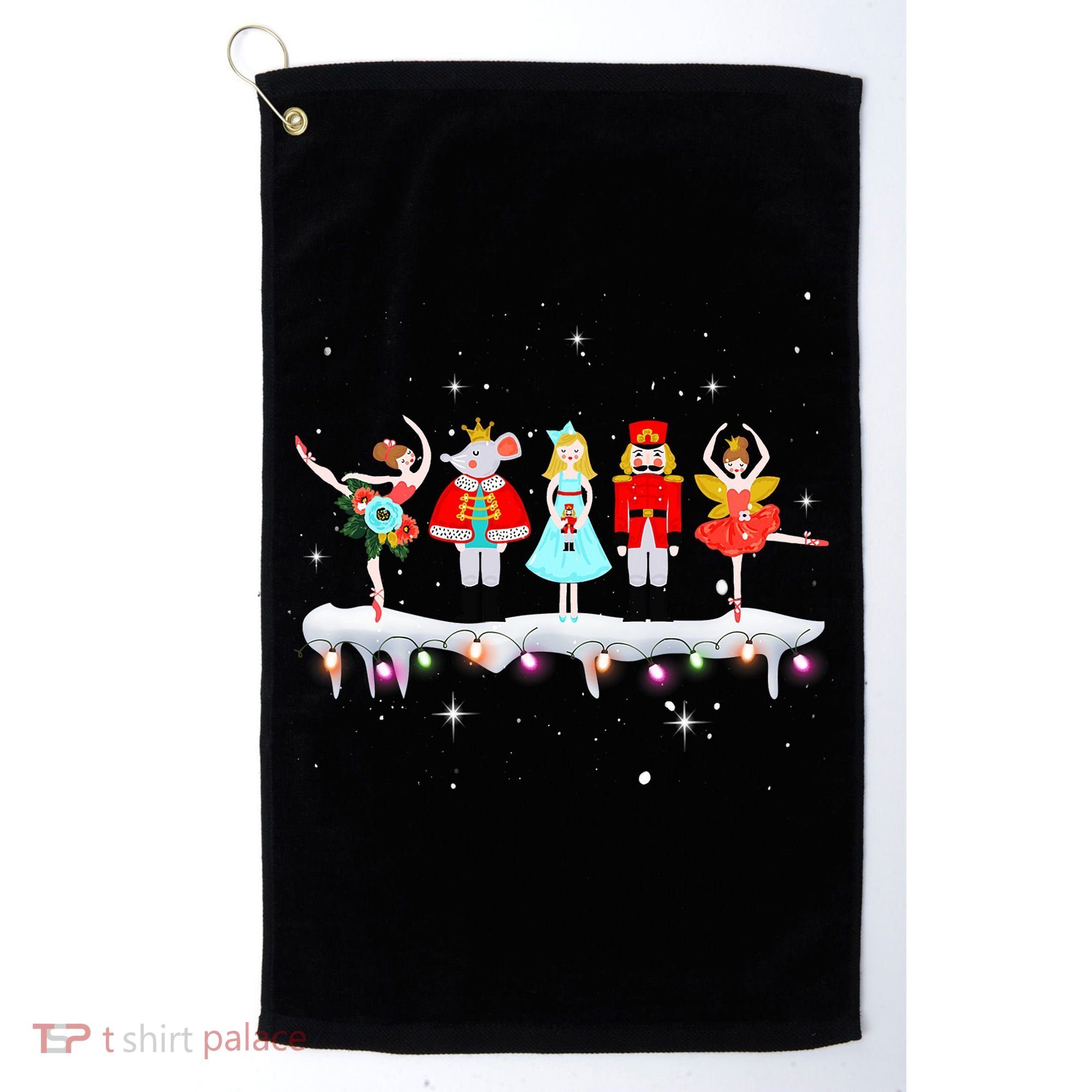 Christmas Ballet Clara Mouse King Princess Nutcracker Golf Towel
