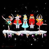 Christmas Ballet Clara Mouse King Princess Nutcracker Kids Sweatshirt thumb 2