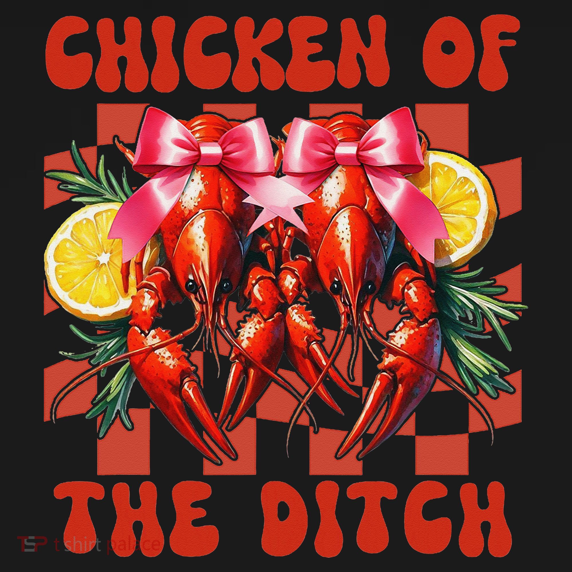 Crawfish Boil Coquette Bow Cajun Seafood Chicken Of Ditch Apron