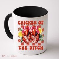 Crawfish Boil Coquette Bow Cajun Seafood Chicken Of Ditch Coffee Mug thumb 0