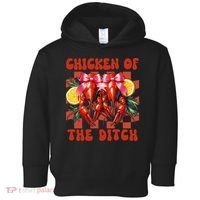 Crawfish Boil Coquette Bow Cajun Seafood Chicken Of Ditch Toddler Hoodie thumb 0