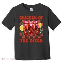 Crawfish Boil Coquette Bow Cajun Seafood Chicken Of Ditch Toddler T-Shirt thumb 0