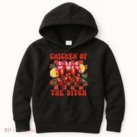 Crawfish Boil Coquette Bow Cajun Seafood Chicken Of Ditch Kids Hoodie thumb 0