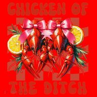 Crawfish Boil Coquette Bow Cajun Seafood Chicken Of Ditch Santa Hat thumb 1