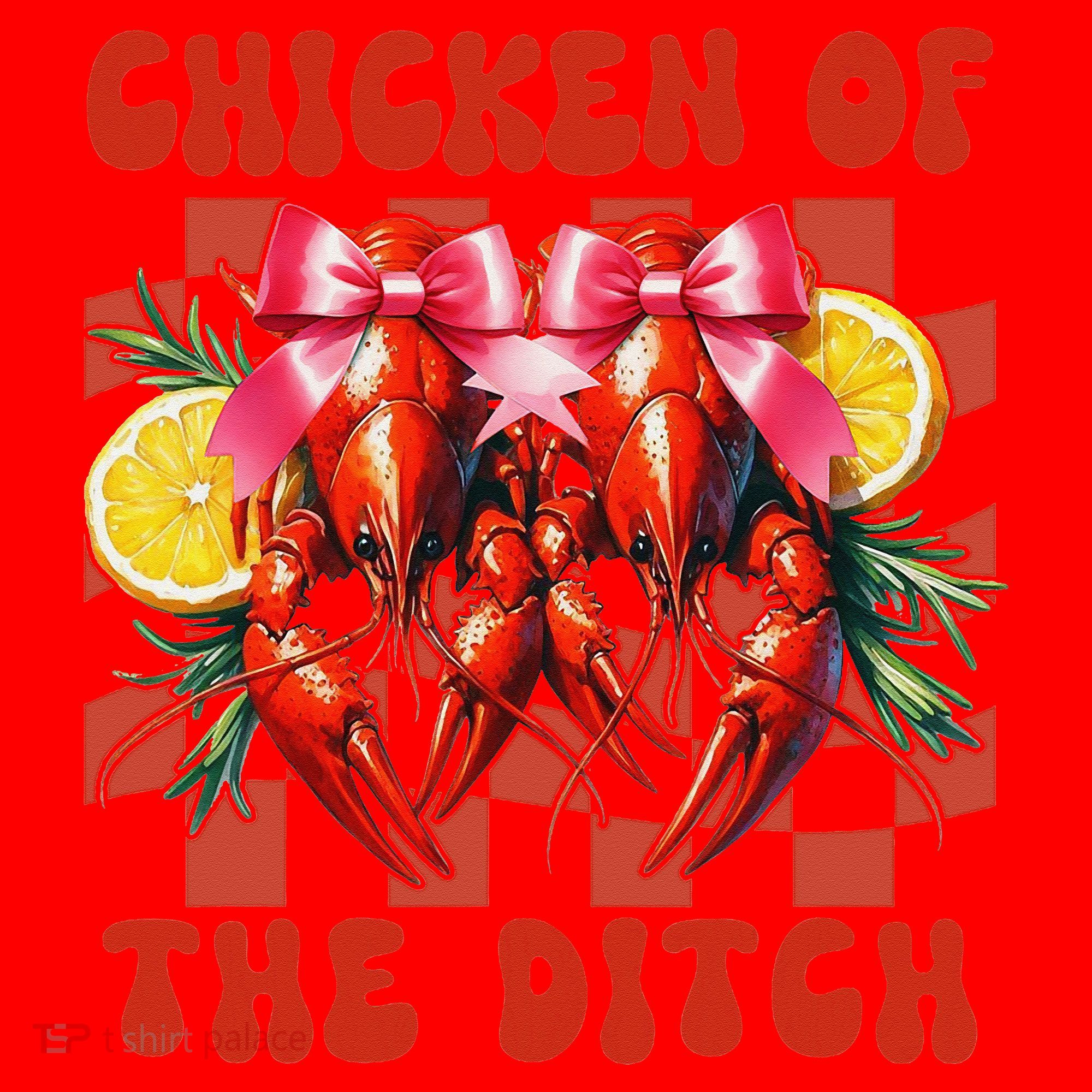 Crawfish Boil Coquette Bow Cajun Seafood Chicken Of Ditch Santa Hat