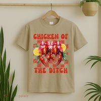 Crawfish Boil Coquette Bow Cajun Seafood Chicken Of Ditch T-Shirt thumb 2