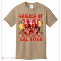 Crawfish Boil Coquette Bow Cajun Seafood Chicken Of Ditch Kids T-Shirt thumb 0
