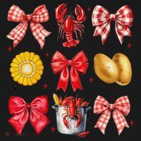 Coquette Bow Crawfish Boil Girl Aesthetic Funny Girl Women Women's Tank Top thumb 5