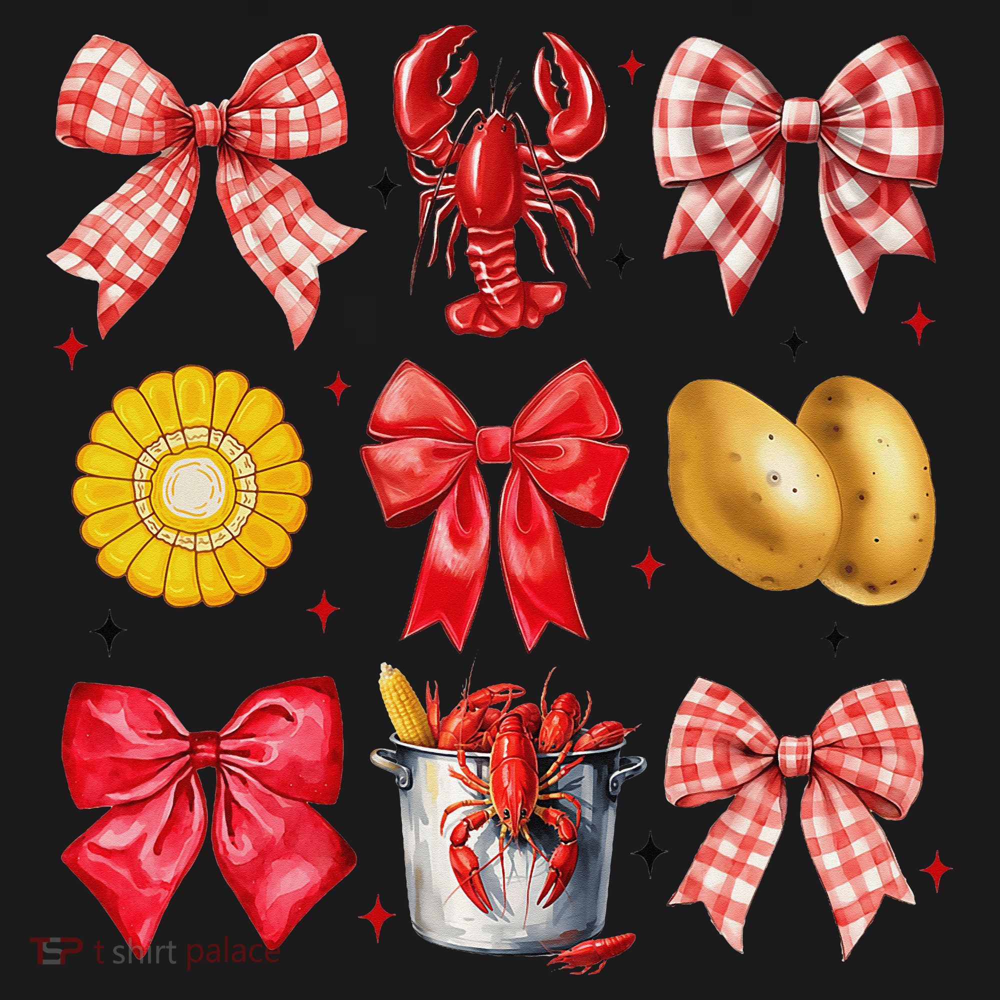 Coquette Bow Crawfish Boil Girl Aesthetic Funny Girl Women Women's Tank Top