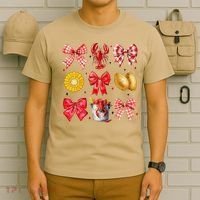 Coquette Bow Crawfish Boil Girl Aesthetic Funny Girl Women T-Shirt thumb 6