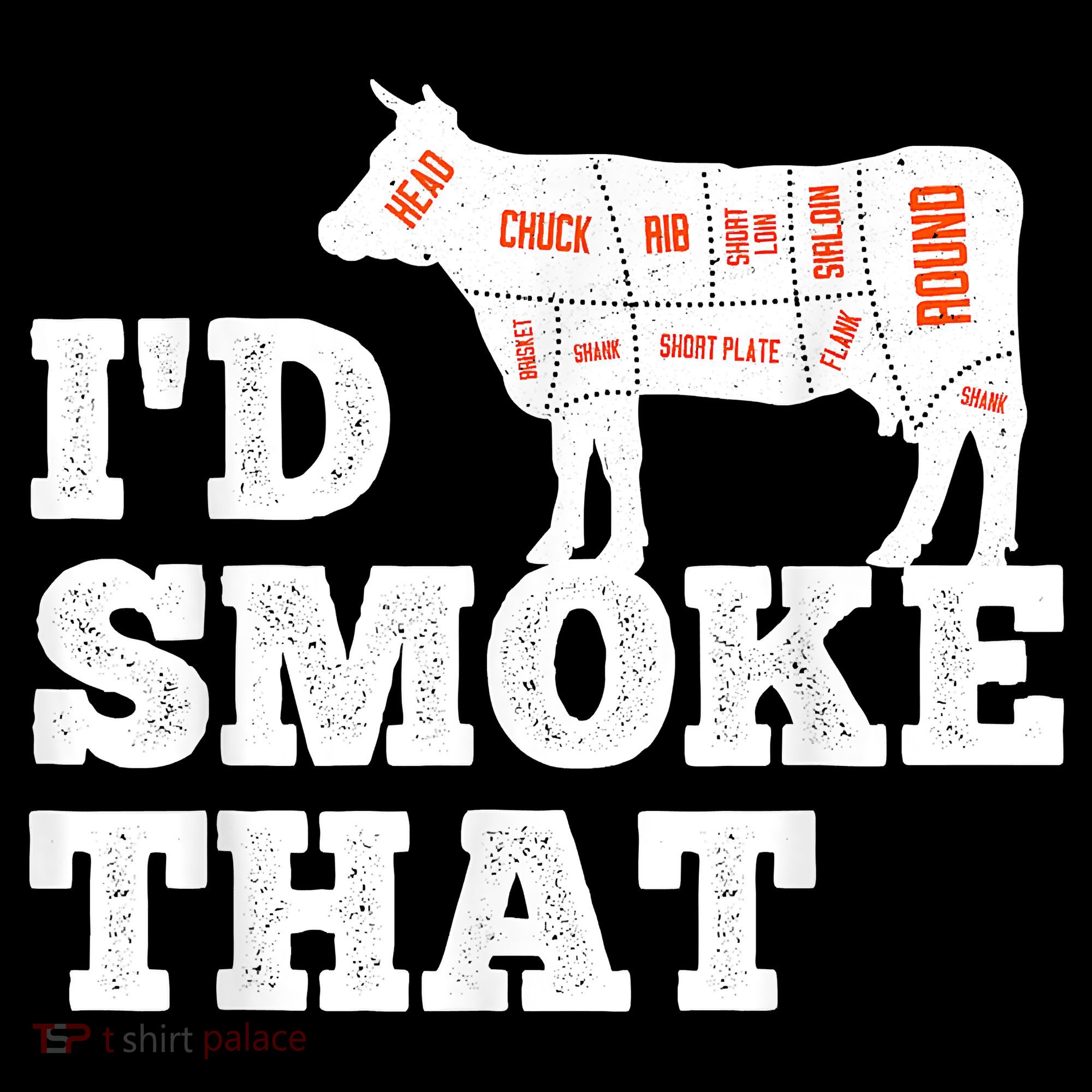 Chef Butcher Cook BBQ I'd Smoke That Funny Barbecue Cow Coffee Mug