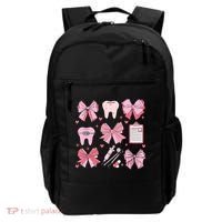 Coquette Bow Cute Teeth Dentist Squad Dental Assistant Backpack thumb 0