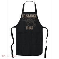 Chef Butcher Cook BBQ I'd Smoke That Cow Beef Apron thumb 0