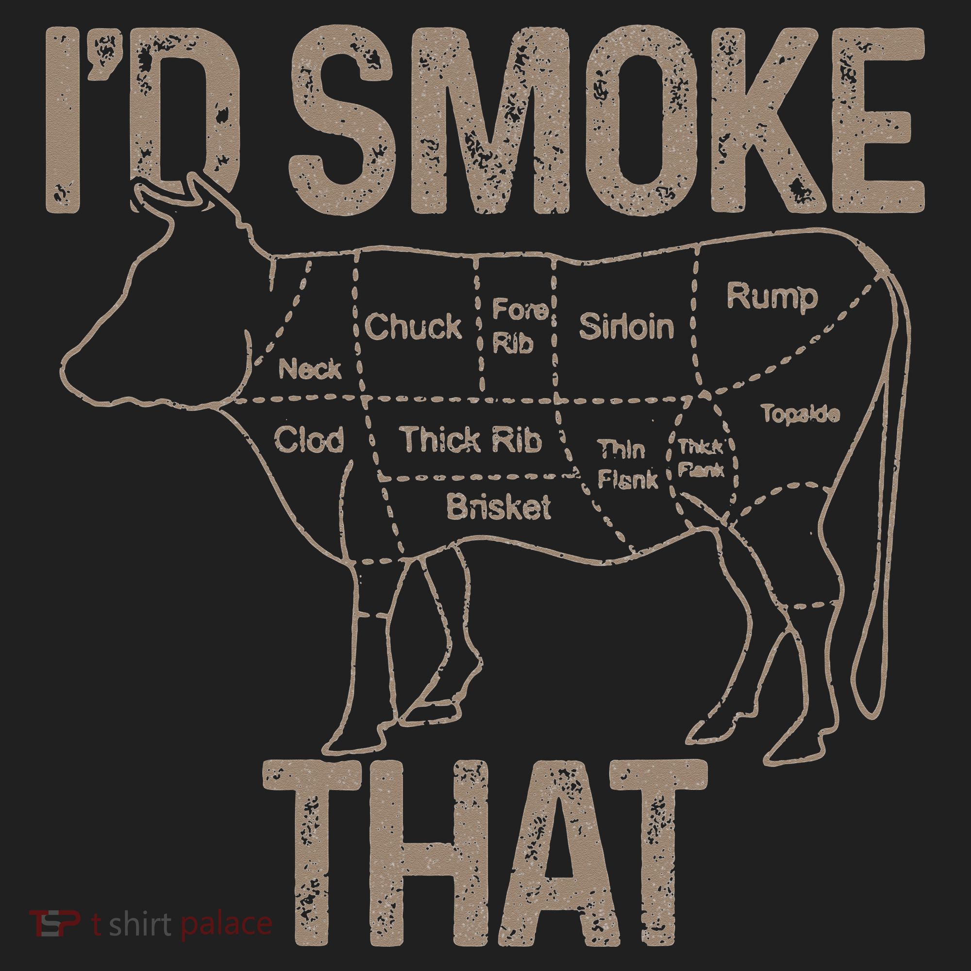Chef Butcher Cook BBQ I'd Smoke That Cow Beef Beanie