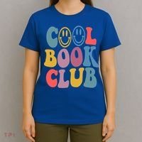 Cool Book Club Funny Book Lover Club Booktrovert Club Gift T-Shirt thumb 4