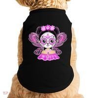 Cute Breast Cancer Awareness Sugar Skull Girl Doggie Tank thumb 0