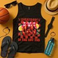 Crawfish Boil Coquette Everybody In Hot Tub Cajun Seafood Tank Top thumb 4