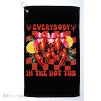 Crawfish Boil Coquette Everybody In Hot Tub Cajun Seafood Golf Towel thumb 0