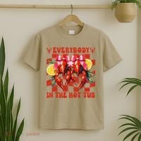 Crawfish Boil Coquette Everybody In Hot Tub Cajun Seafood T-Shirt thumb 2