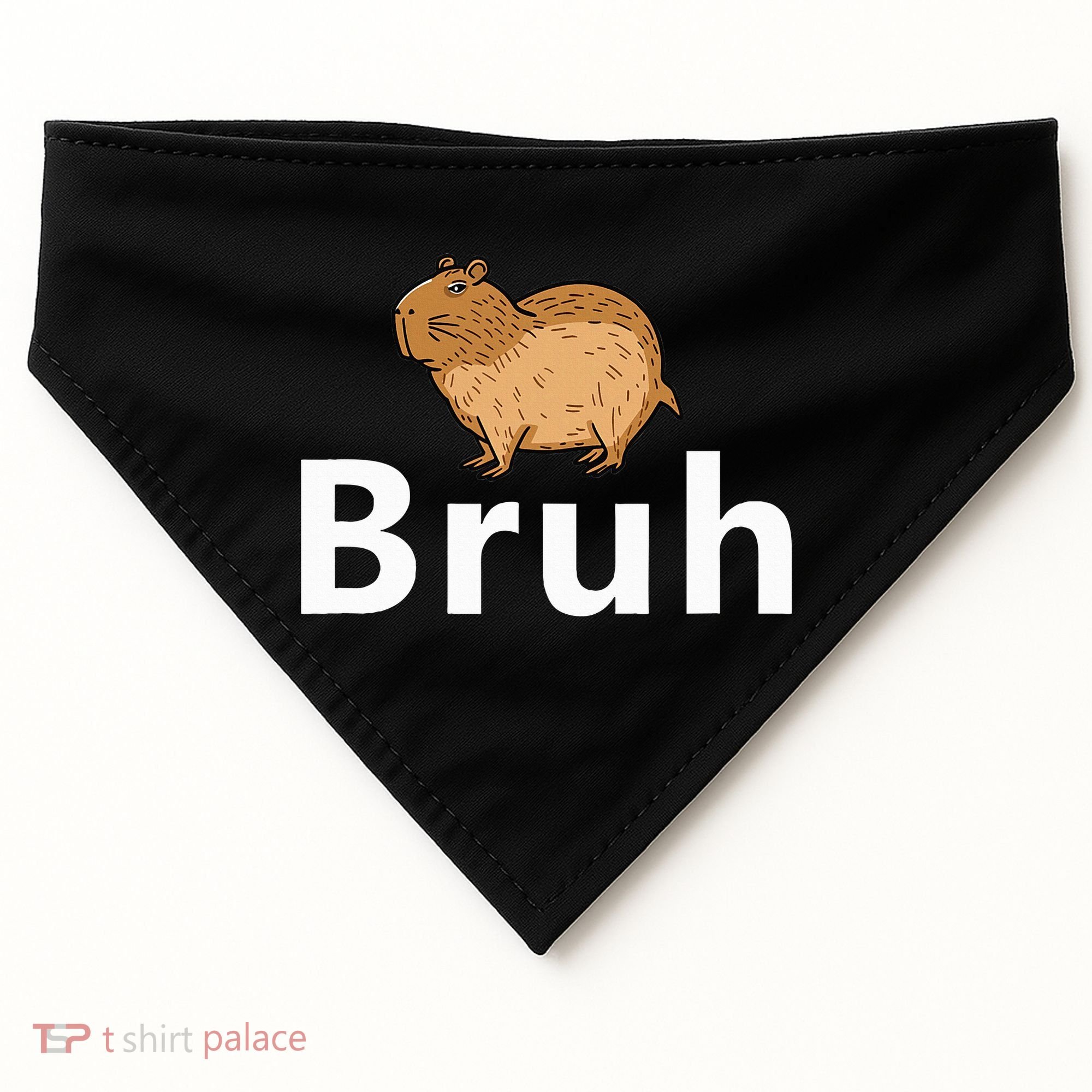 Capybara Bruh USA-Made Doggie Bandana
