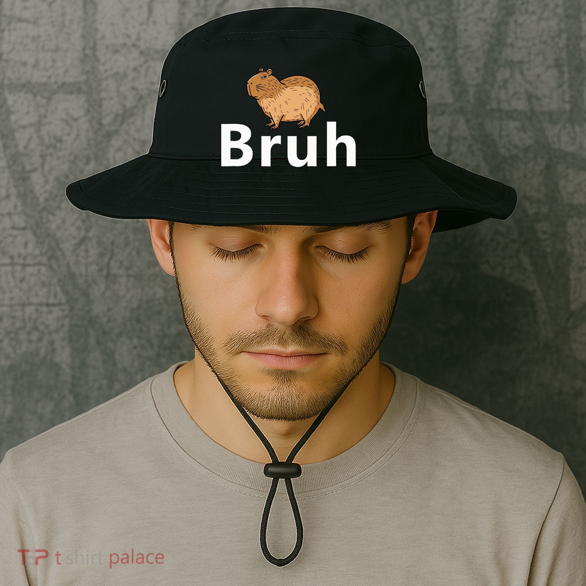 Capybara Bruh Bucket Hat